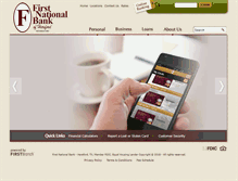 Tablet Screenshot of fnbhereford.com